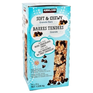 Kirkland Signature Soft & Chewy Granola Bars, 64 x 24 g