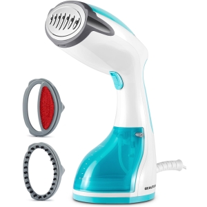 BEAUTURAL 1200-Watt Handheld Steamer for Clothes, 30-Second Heat-up, 8.79-Ounce Water Tank, Aqua