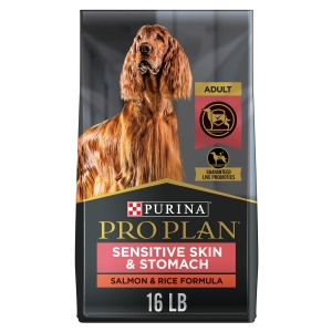 Pro Plan Dry Dog Food, Sensitive Skin & Stomach, Salmon & Rice, Brown, 7.26 kg (Pack of 1)